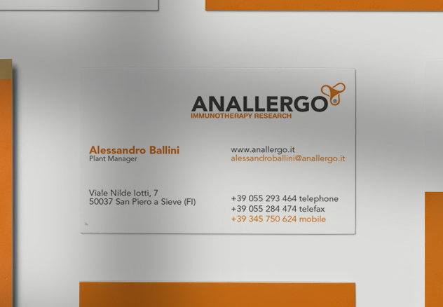 Anallergo Corporate identity - gallery
